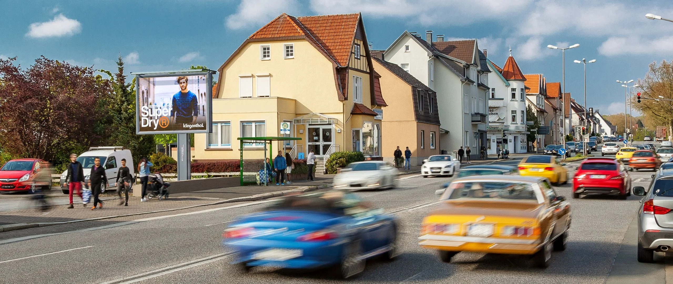 Werbung auf eigenem Grundstück