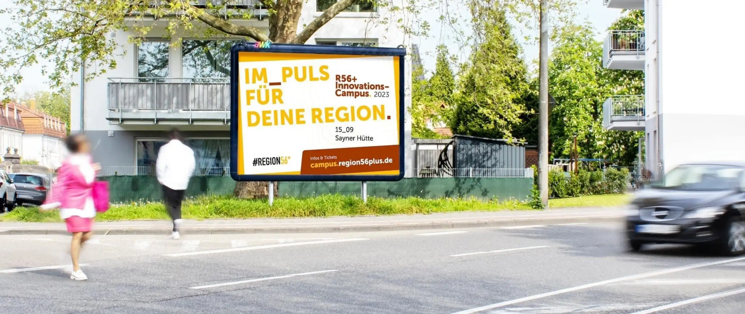 Zaunwerbung